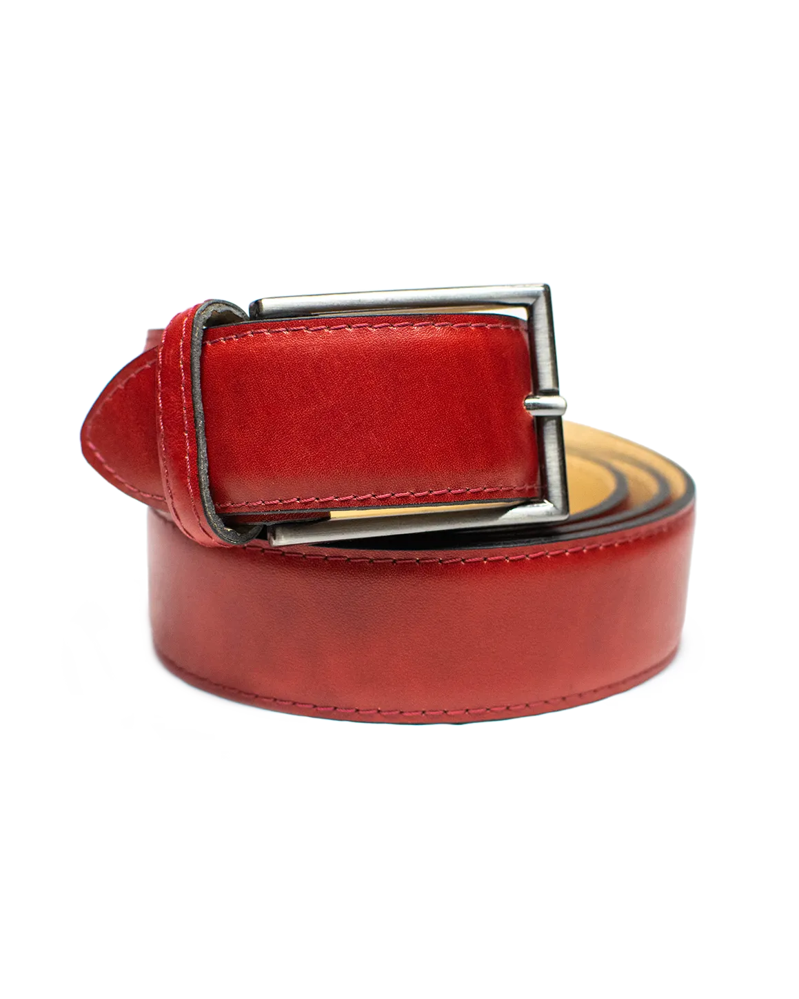 Cinturón clásico en color rojo